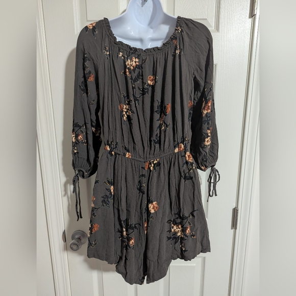 Free People Medium Floral Boho Romper - Picture 9 of 10